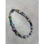 Szivárvány karkötő orvosi fémmel