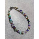 Szivárvány karkötő orvosi fémmel