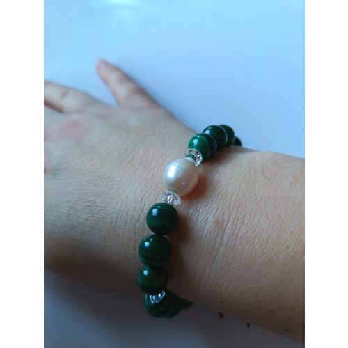 Greenamble, gyönggyel és ezüsttel