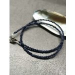 Dupla soros zafír karkötő, ezüst