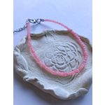 Rózsakvarc apró köves karkötő