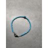 Türkenit kék karkötő, orvosi fémmel