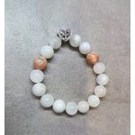 Hófehér szeretet, ezüst szív charmmal