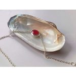 Élégance Rouge Impérial – szolid ovális drágaköves karkötő középen rubinnal