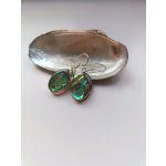 Eclan't Paon – pávakagyló ovalis alakú ezüst fülbevaló