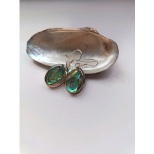   Eclan't Paon – pávakagyló ovalis alakú ezüst fülbevaló