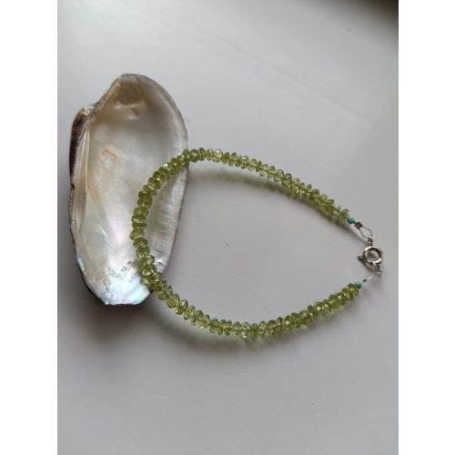 Extra olivin karkötő , ezüst