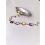 Élégance Cascade – csepp alakú drágakövekből készült prémium karkötő