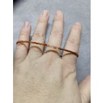 Karneol karkötő, orvosi fém