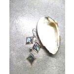 Pávakagyló rombusz szett