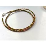 Unakit apró köves karkötő