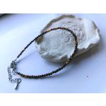 Tigrisszem apróköves karkötő