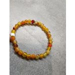 Narancs achát karkötő