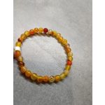 Narancs achát karkötő
