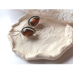 Fauve Élégance – tigrisszem csepp fülbevaló